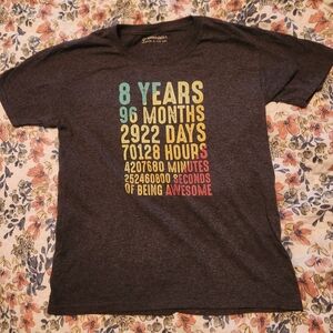 8 year old birthday shirt